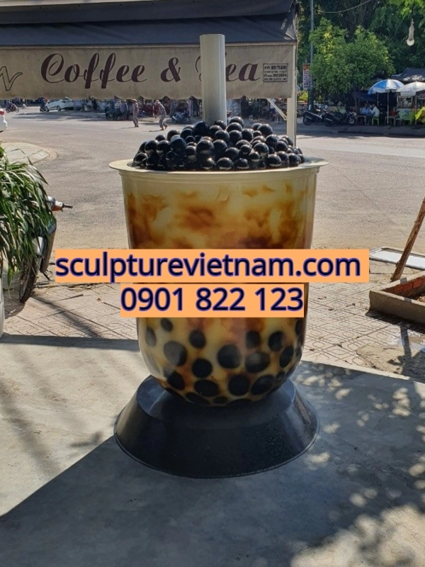 mo hinh quang cao xop mut 1 9232 - Mô hình quảng cáo xốp mút ly sữa tươi trân châu đường đen